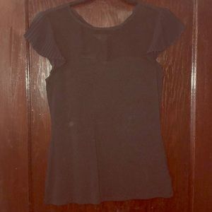 Express Shear Top Shirt Black